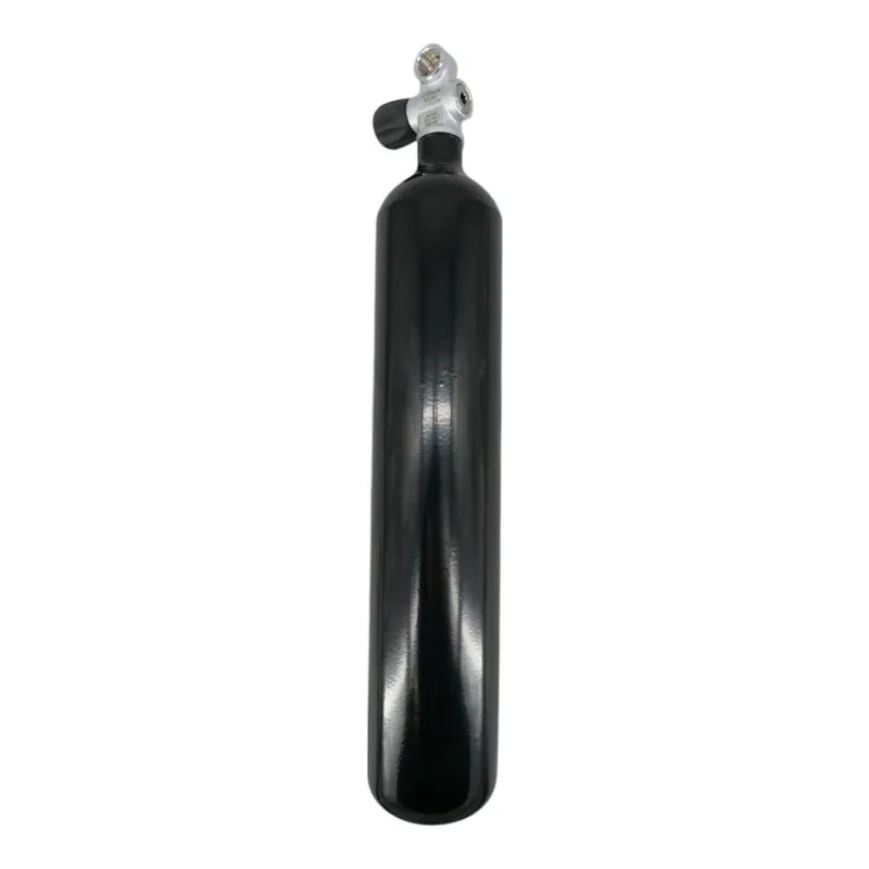 Solange Der Vorrat Reicht Diving bottle 3 litre 232bar complete with valve black M25x2 Monovalve expandable G5/8 LA-Left