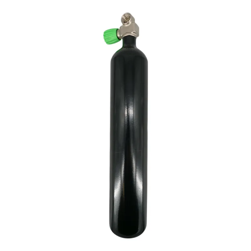 Tauchflasche 3 Liter 232bar komplett mit Ventil schwarz M25x2 Monoventil nicht erweiterbar Nitrox M26x2-Links Top-Seller