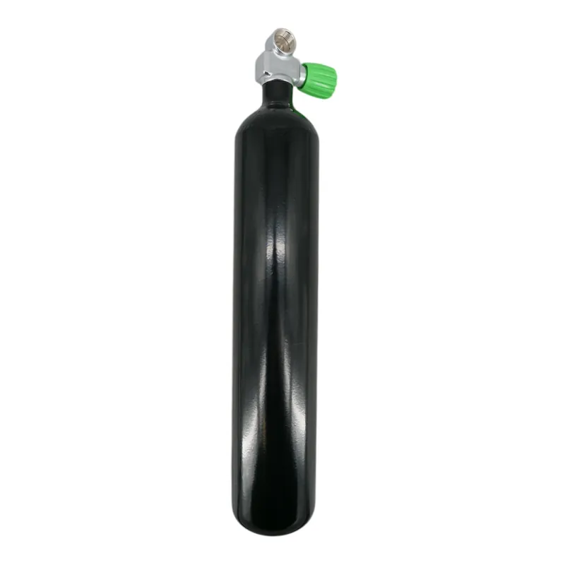 Top-Preis Tauchflasche 3 Liter 232bar komplett mit Ventil schwarz M25x2 Monoventil nicht erweiterbar Nitrox M26x2-Rechts