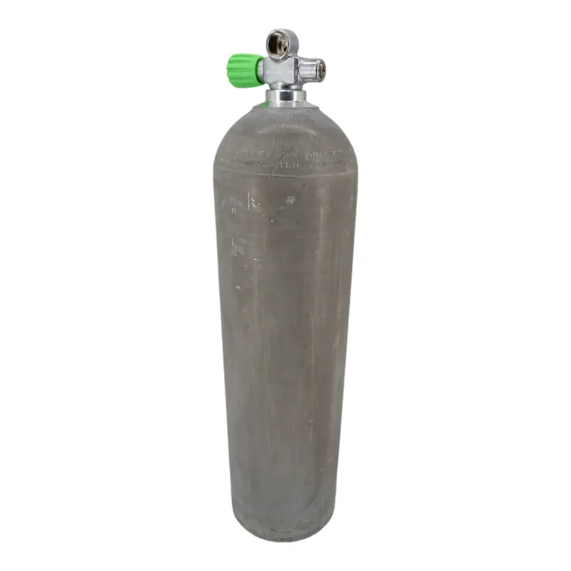 Aluminum Diving Cylinder 11.1 Liter 80 cuft Complete with Valve Nitrox Manifold Valve M26x2 HTD-Left Begrenztes Angebot