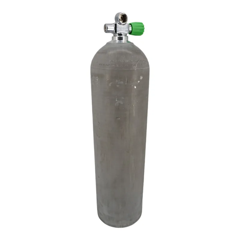 Aluminium Tauchflasche 11,1 Liter 80cft komplett mit Nitrox Brückenventil M26x2 Rechts Wochenendangebot