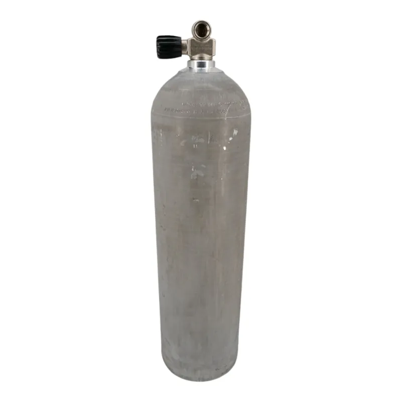 Aluminium Tauchflasche 11,1 Liter 80cft komplett mit Erweiterbares Monoventil G5/8" Links Garantierte Lieferung