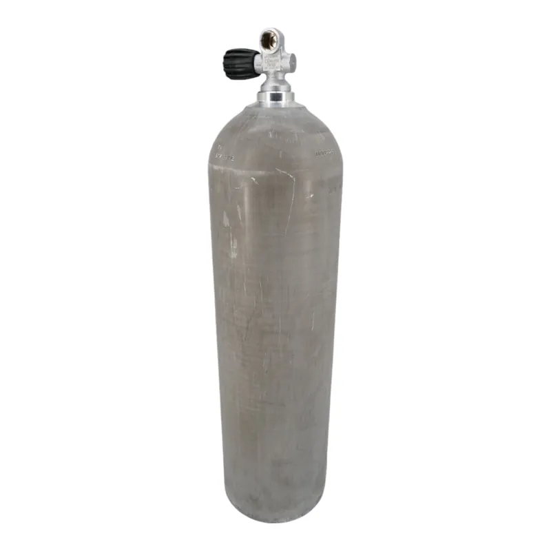 Zertifiziert Aluminium Tauchflasche 11,1 Liter 80cft komplett mit Monoventil G5/8" SoS Links