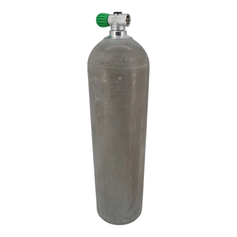 Heißes Angebot Aluminum diving cylinder 11.1 liters 80cft complete with Nitrox SH valve M26x2 SoS