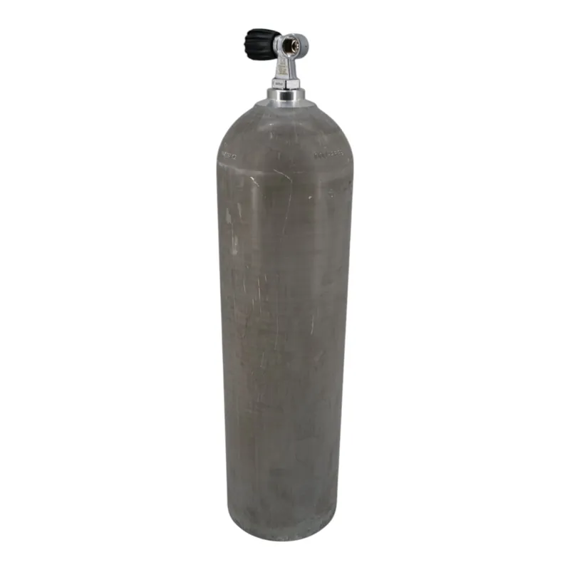Zertifiziert Aluminum Diving Cylinder 11.1 Liter 80 cuft Complete with Valve Z-Valve G5/8"-Left