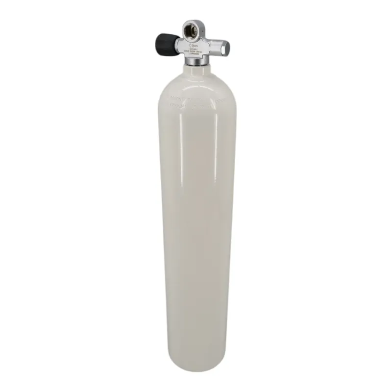 Aktuell Aluminium diving cylinder 5.7 litres (40cuf), 207 bar complete Manifold valve G5/8" LA Left