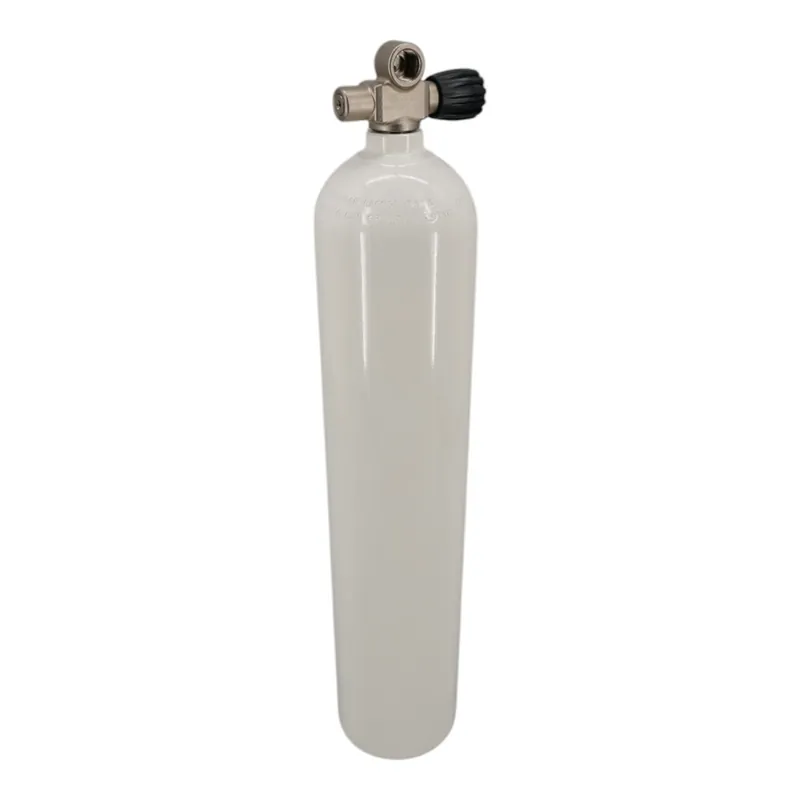 Aluminium diving cylinder 5.7 litres (40cuf), 207 bar complete Manifold valve G5/8" Right Letzte Chance
