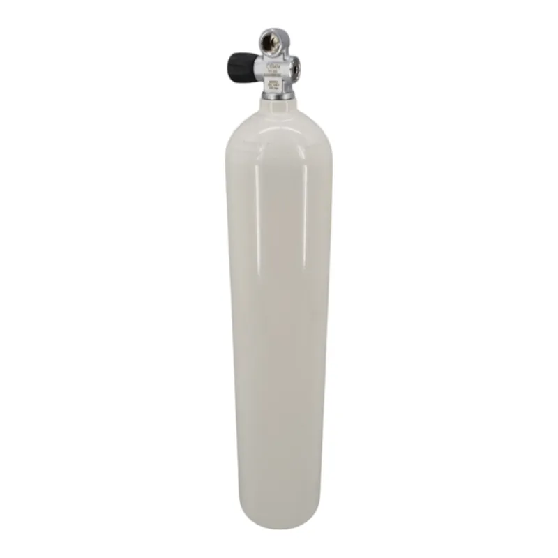 Aluminium Tauchflasche 5,7 Liter (40cuf), 207 bar komplett mit Erweiterbares Monoventil G5/8" LA Links Saisonangebot