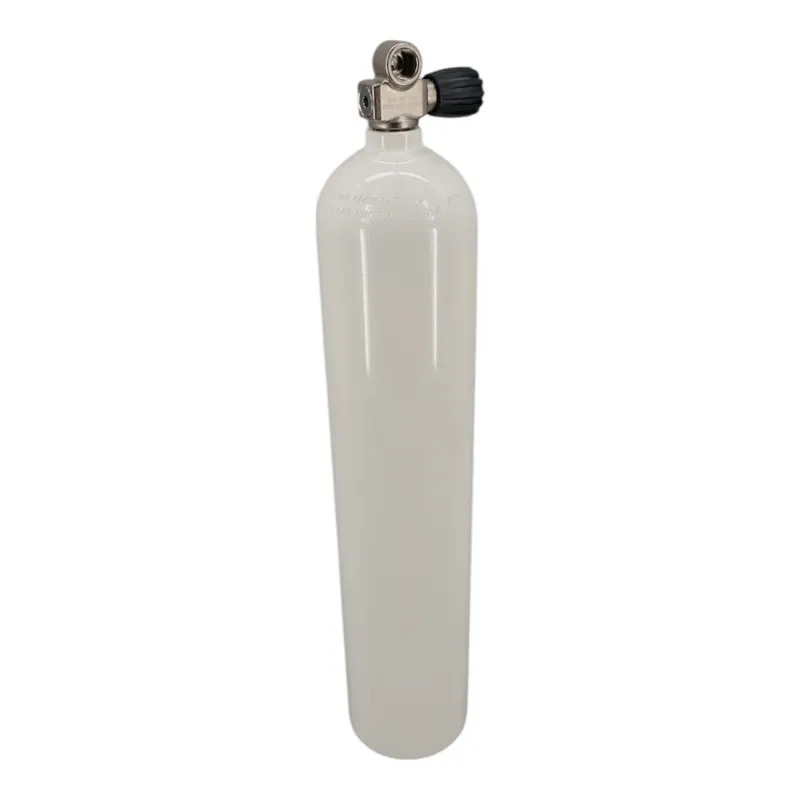 Neu Im Sortiment Aluminium Tauchflasche 5,7 Liter (40cuf), 207 bar komplett mit Erweiterbares Monoventil G5/8" Rechts