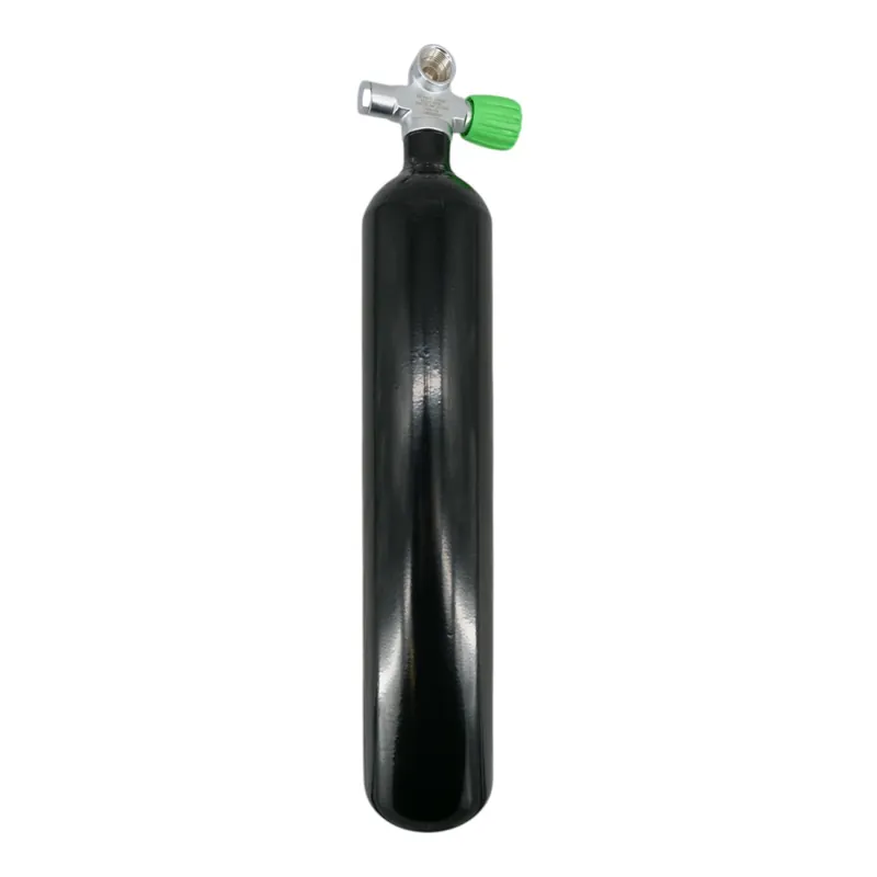 Diving bottle 3 litre 232bar complete with valve black M25x2 Manofild valve Nitrox M26x2 LA-Right Jetzt Bestellen