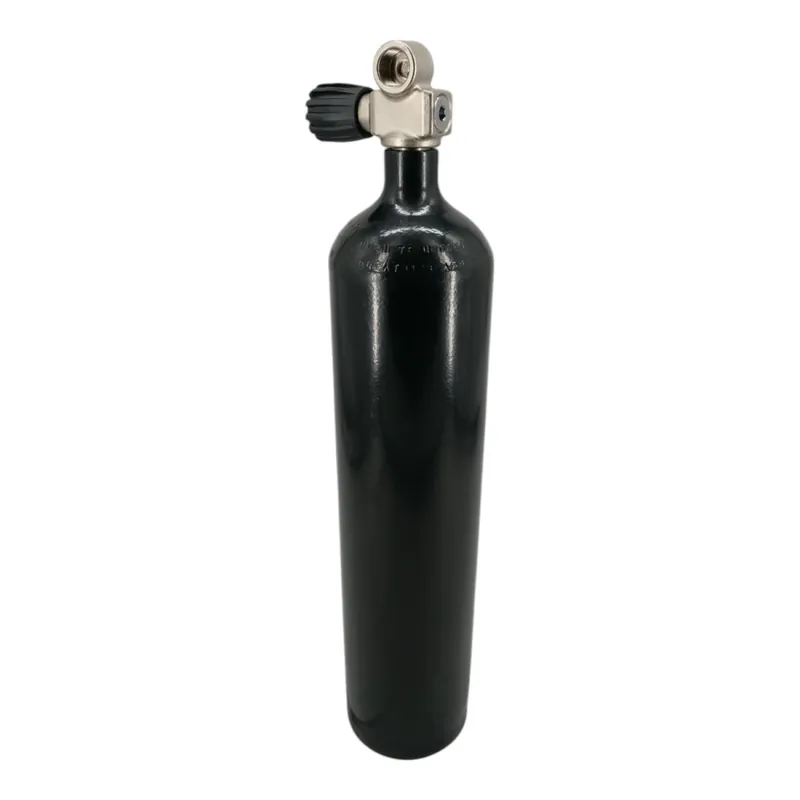Diving bottle 4 litre 200bar complete with valve white M18x1,5 Mono valve expandable G5/8"-Left Günstig