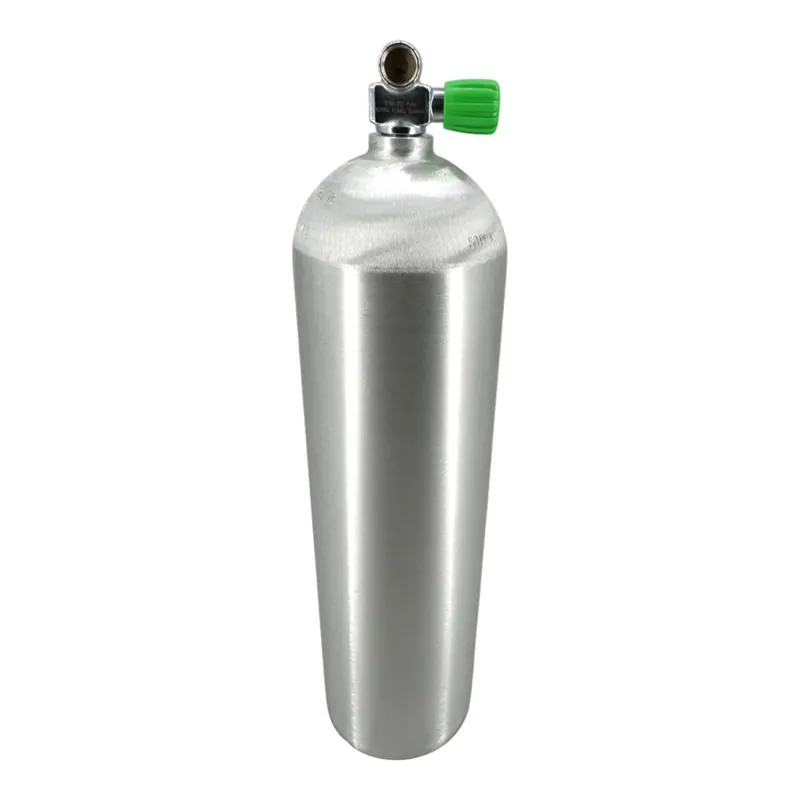 Aluminium Tauchflasche 11 Liter 200 bar komplett mit Nitrox Monoventil M26x2 Rechts Direkt Vom Hersteller
