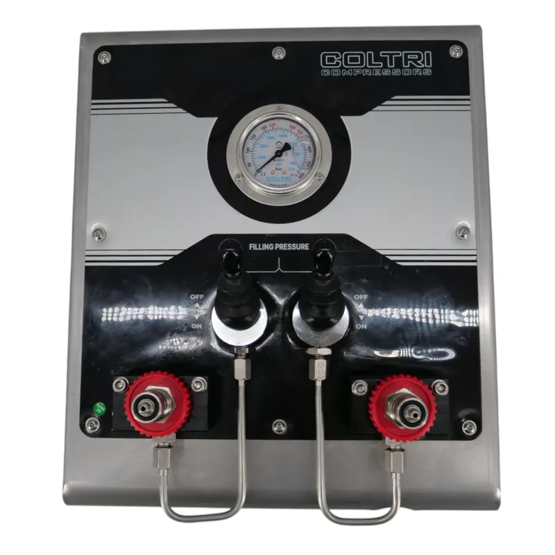 Jetzt Bestellen Fill panel with two separate 200 bar outlets for paintball & firefighting