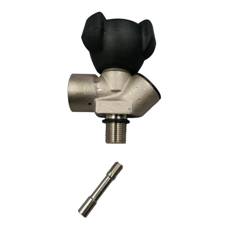 Heißes Angebot Industrieventil mit Manometer 200bar Druckluft M18x1,5mm S.O.S.