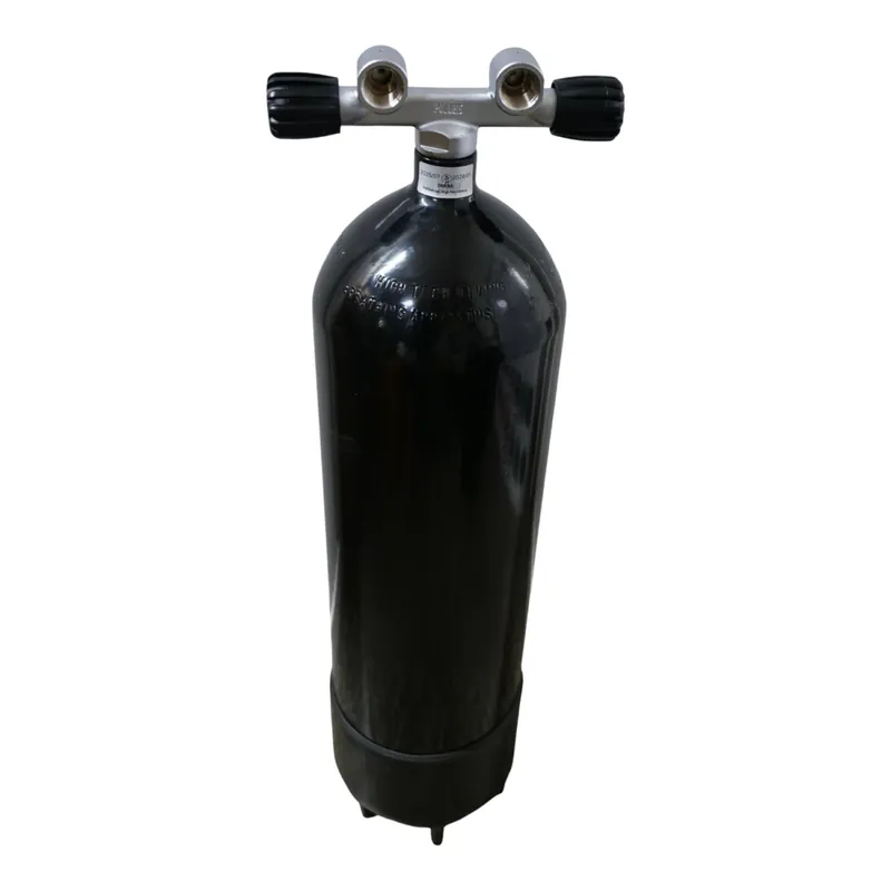B-Ware 12 Liter 300 bar 178mm schwarz mit T-Ventil Polaris M25x2 und Lackkratzer Markenprodukt