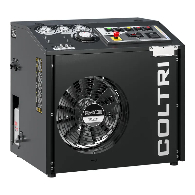 Breathing air compressor MCH13 MARK III Silent 235 liters/min, 232–420 bar, 400 V 50 Hz Markenprodukt