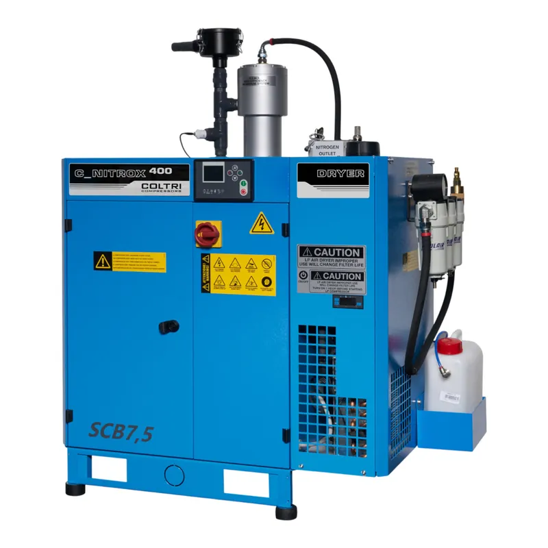 Markenware Nitroxmembrananlage C-Nitrox 400 Schraubenkompressor und Kältetrockner