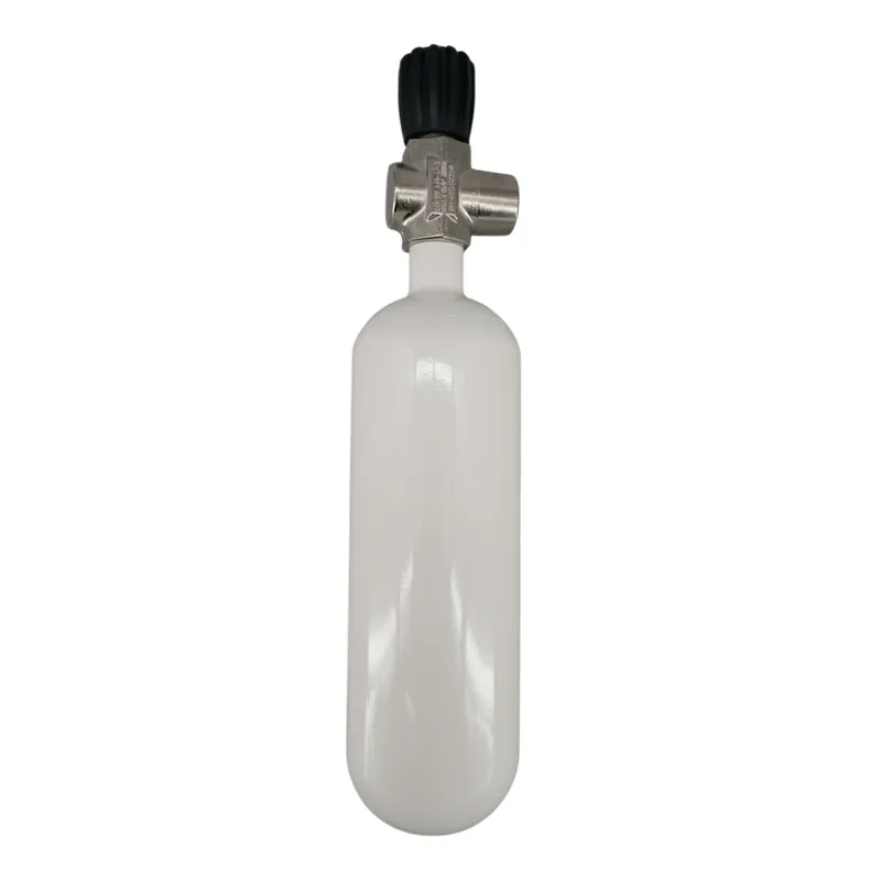 Super-Preis Diving cylinder 1 litre 300 bar complete with S-valve G5/8"