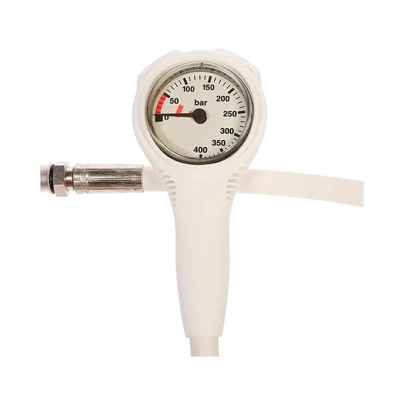 Garantierte Lieferung Pressure gauge Slim Line 400 bar colour white