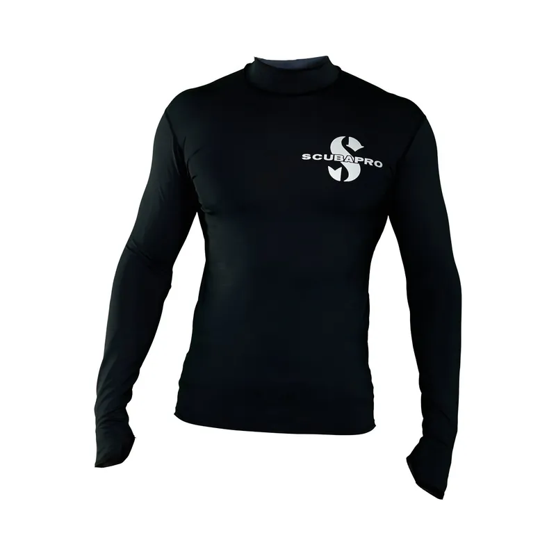 Must-Have SWIM black Rash Guard long sleeve men size M
