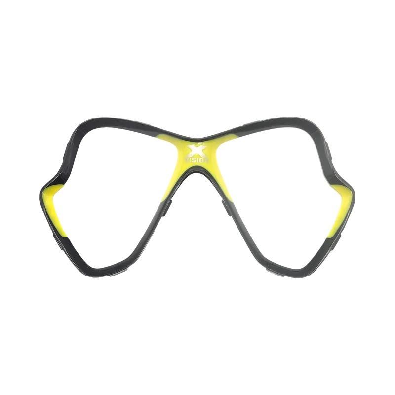 Aktuell Maskenglashalterahmen X-Vision new Farbe schwarz/gelb ab 2014