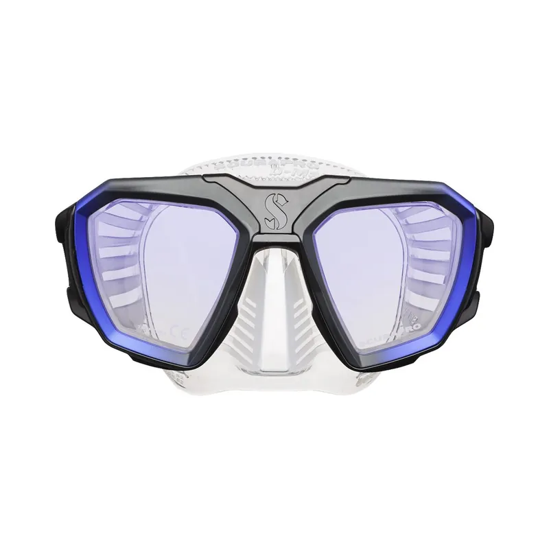 Abverkauf D-Maske Farbe blau-transparent Größe S