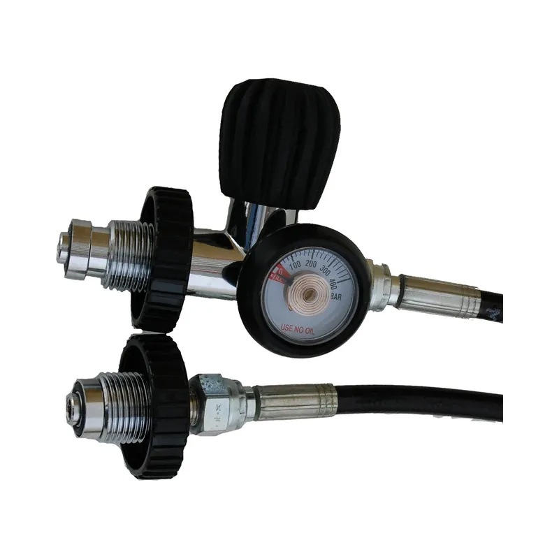 Überströmschlauch 1 m bis 300 bar mit Manometer Finale Aktion