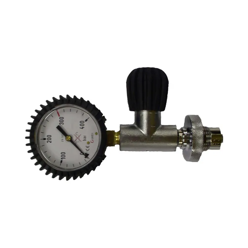 Flaschenprüfmanometer DIN 300bar Neue Ware