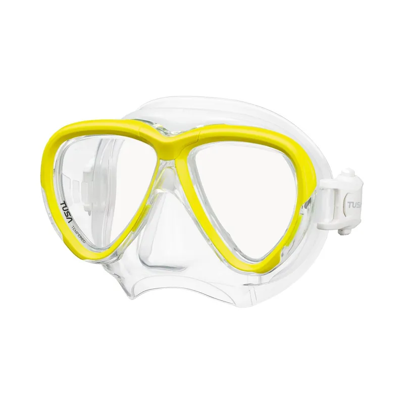 Neu Im Sortiment Intega Diving Mask colour flash yellow (FY)
