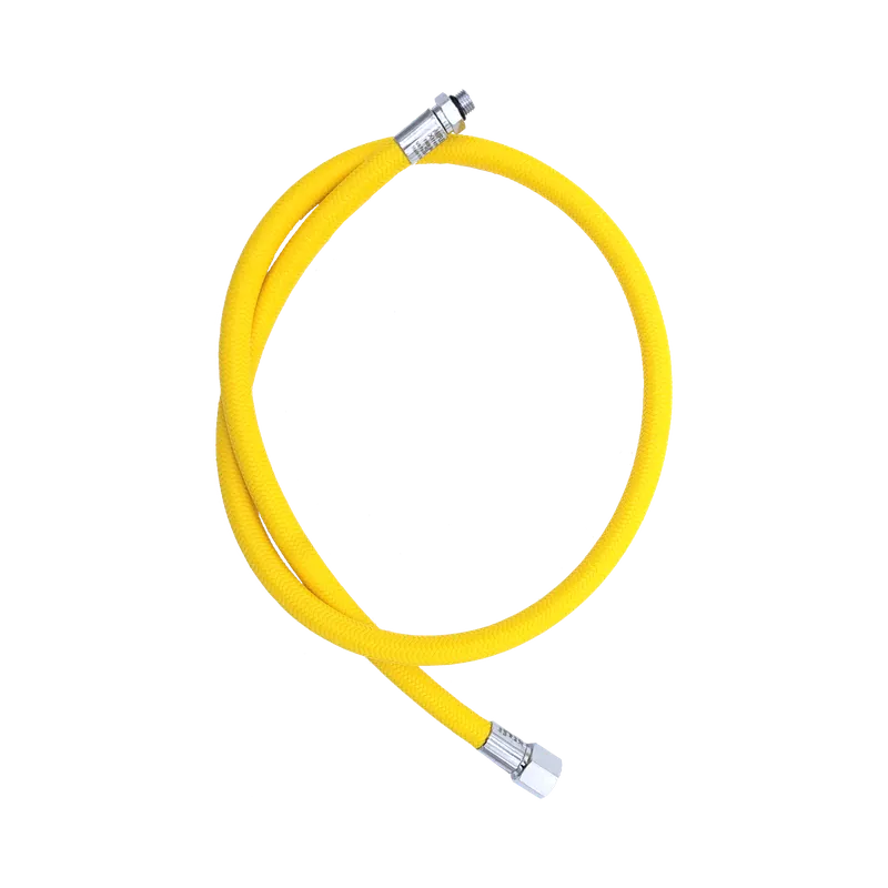 Mitteldruckschlauch Flex 3/8“ ohne Schlauchschoner Farbe gelb Länge 100cm Mega-Angebot