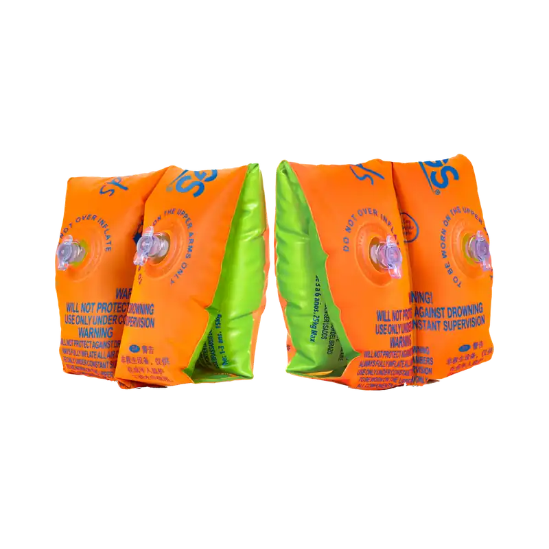 Expressversand Float Bands colour Green / Orange size 1 - 3 Years/ 0 - 15 kg