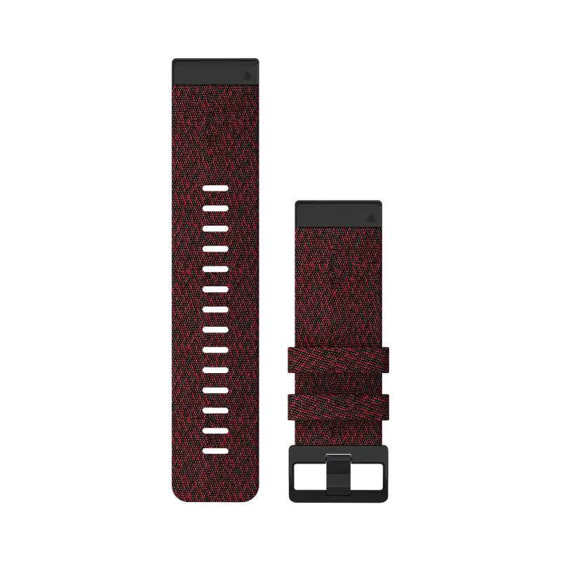 QUICKFIT®-Watchstrap 26mm Material Nylon Colour red heathered Highlight