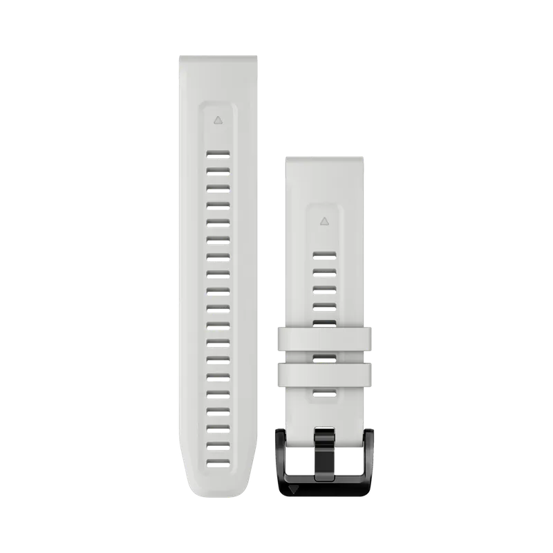 QUICKFIT®-Watchstrap 22mm material Silicone colour carrara white Echt