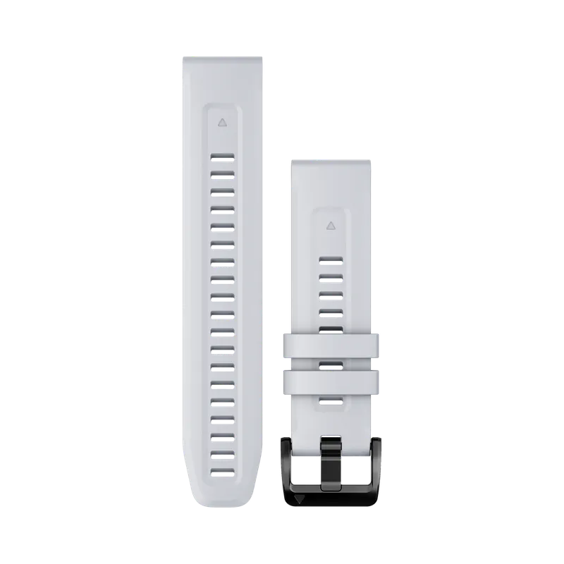 Preisreduziert QUICKFIT®-Watchstrap 22mm material Silicone colour white grey