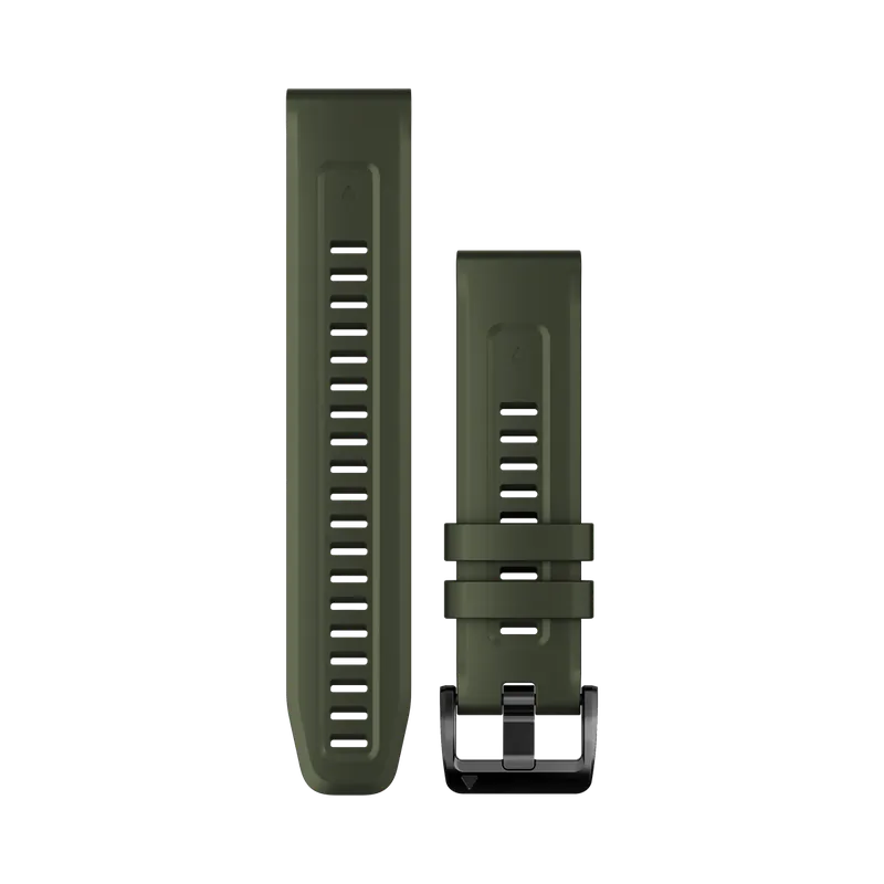 Schnäppchen QUICKFIT®-Watchstrap 22mm Material Silicone Colour Moss Green