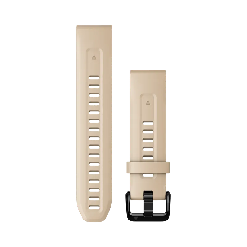 Geprüft QUICKFIT®-Armband 20mm Material Silikon Farbe Kalkstein
