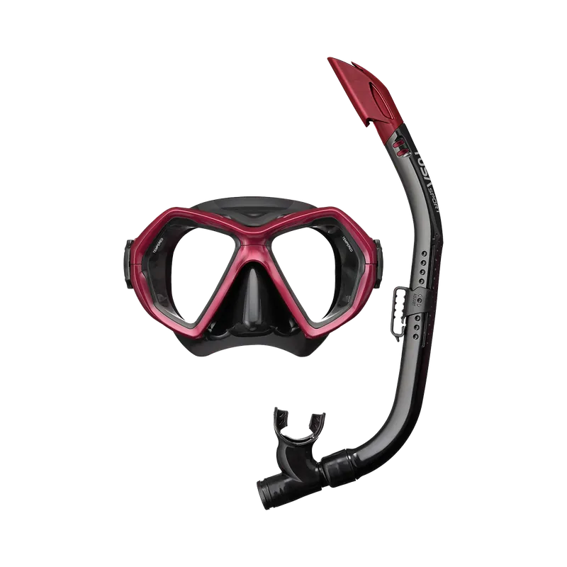 Expressversand Elite Adult Combo Farbe black metallic dark red (BK-MDR)