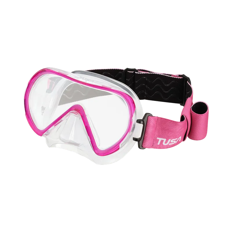 INO mask with fabric strap colour bougainville pink (BP) Angebot