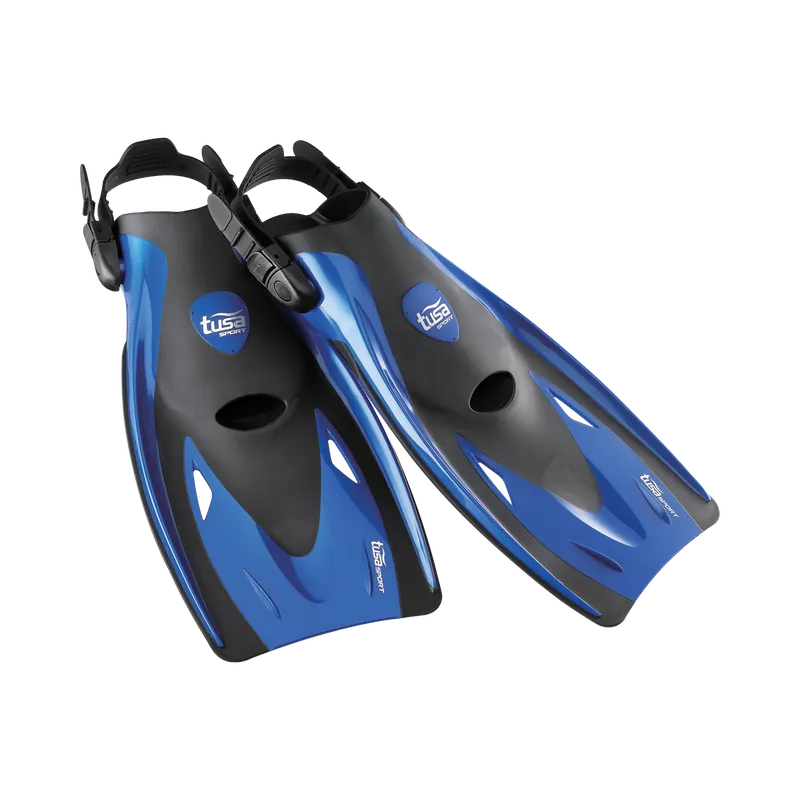 Neuheit Schnorchel Flosse RT Long Blade Snorkel Fin Farbe Metallic Blue (MB) Größe M 36-42