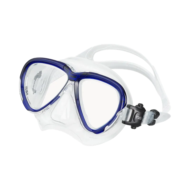 Zertifiziert Intega Tauchmaske mit optional optischen Gläsern cobalt blue (CBL)