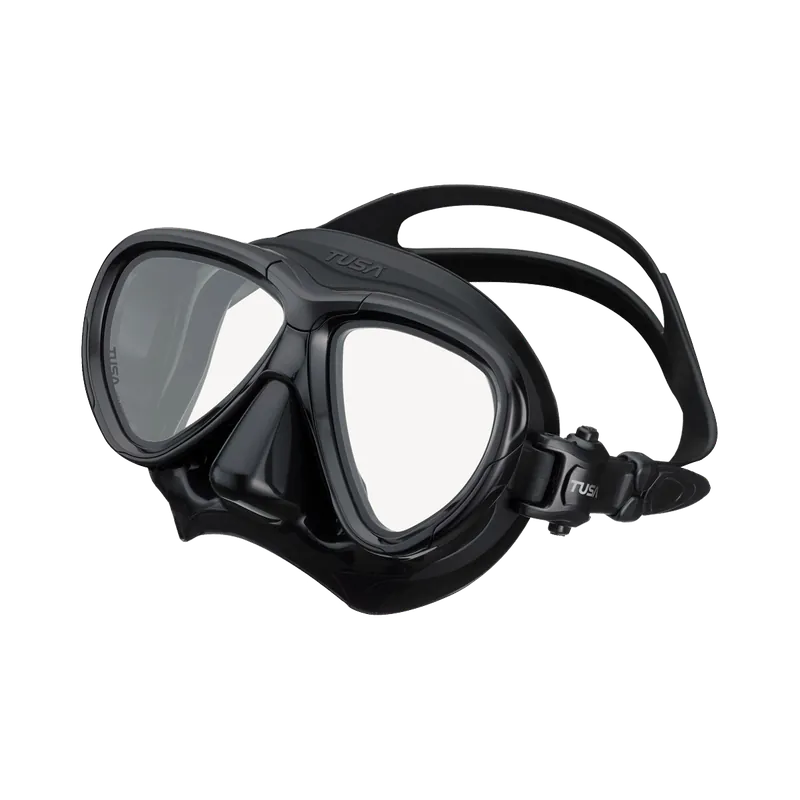 Echt Intega Tauchmaske mit optional optischen Gläsern QB Black (QB-BK)