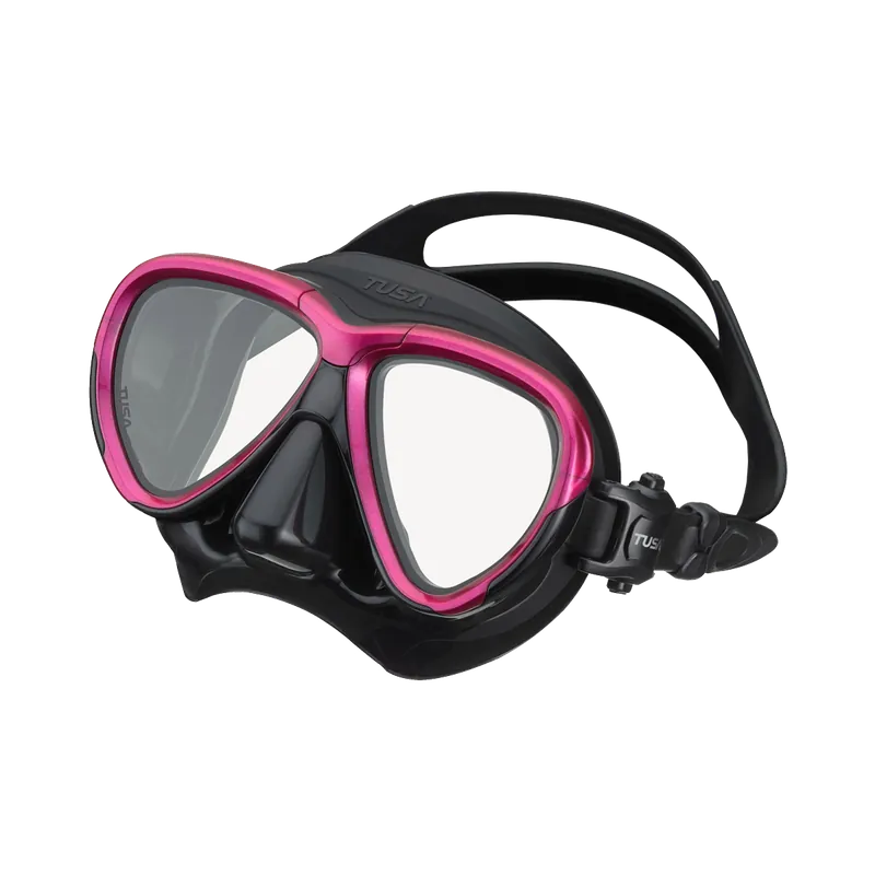Intega Tauchmaske mit optional optischen Gläsern QB rose pink (QB-RP) Neu Im Sortiment