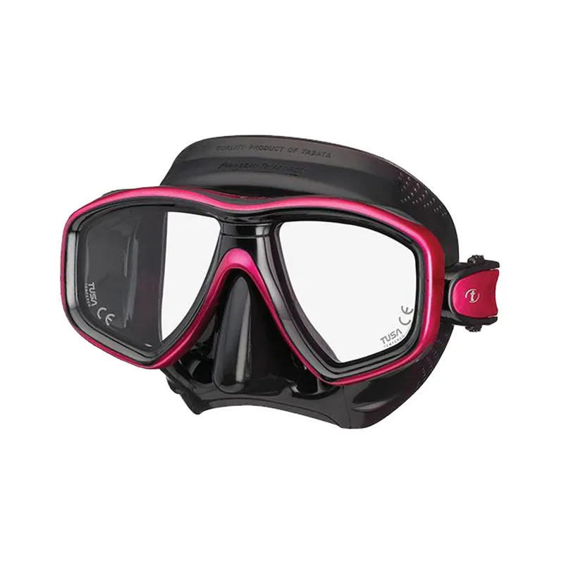 Ceos diving mask with optional optical lenses QB rose pink (QB-RP) Geprüft