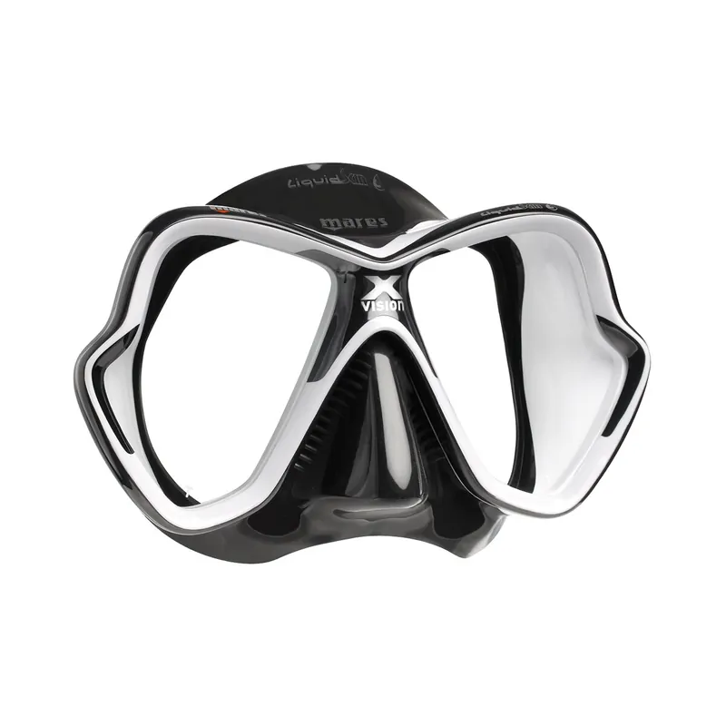 Mega-Angebot X-Vision Ultra Liquidskin diving mask with optional optical lenses white/black