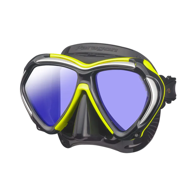 Letzte Chance Paragon Tauchmaske mit optional optischen Gläsern QB flash yellow (QB-FYA)