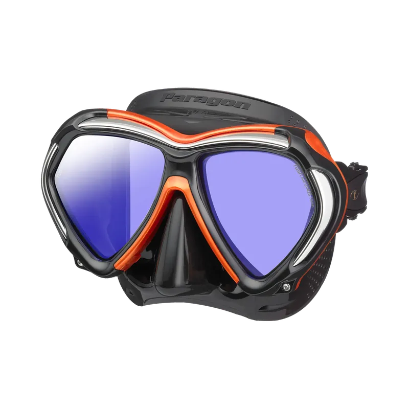 Paragon diving mask with optional optical lenses energy orange (QB-EOA) Bestseller