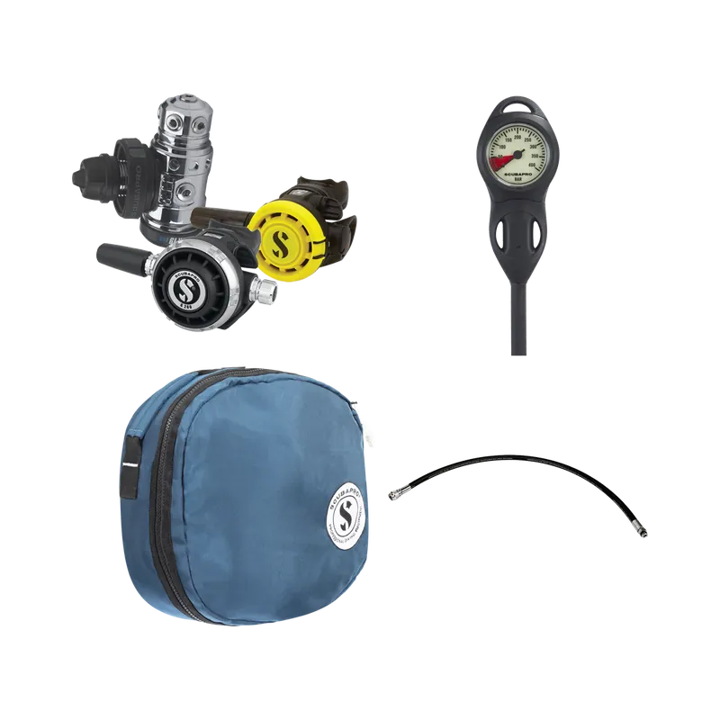Scubapro Regulator Set MK19 EVO DIN / G260 / R105 with Scubapro accessories Direktkauf