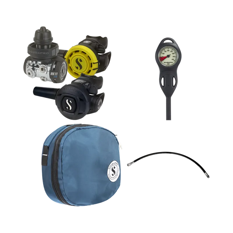 Beliebt Atemreglerkomplettset MK11 EVO DIN / S270 / R105 mit Scubapro Zubehör