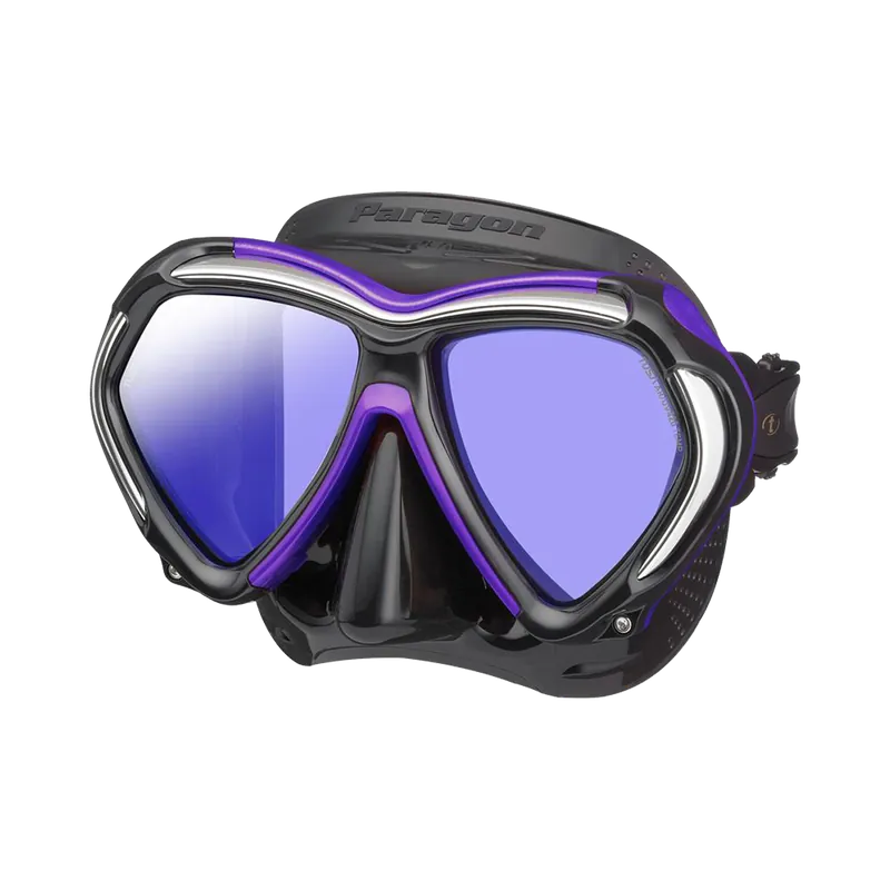 Paragon Tauchmaske mit optional optischen Gläsern QB Vivid Purple (QB-VPA) Kracherpreis