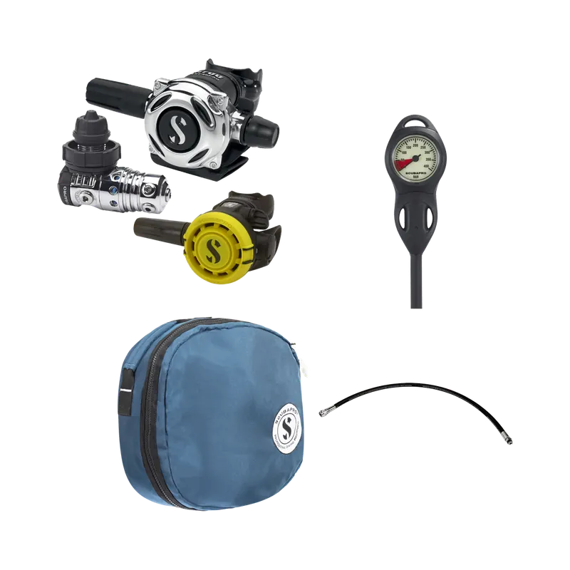 Günstig Scubapro Regulator Set MK25 EVO DIN / A700 / R105 with Scubapro accessories